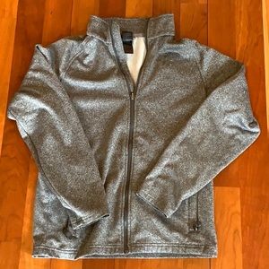 Boys gray North Face sweatshirt